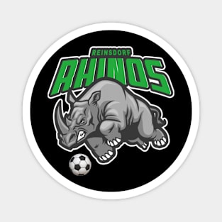 ⚽ Reinsdorf Rhinos, Let's Go! Imaginary Soccer Team Spirit Magnet